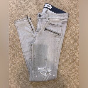 Paige Jeans - Jane Zip skinny. Women’s, size 28. Gray. EUC
